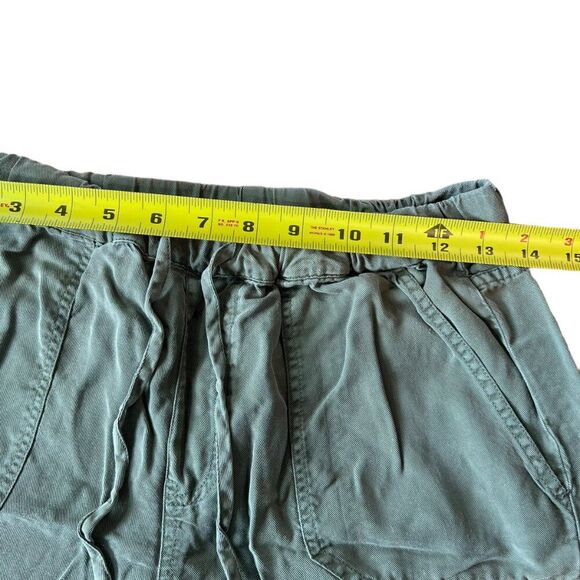 Volcom Drawstring Green Utility Cargo Jogger Pants Women Sz. XS Beach Surf Skate - Picture 9 of 10